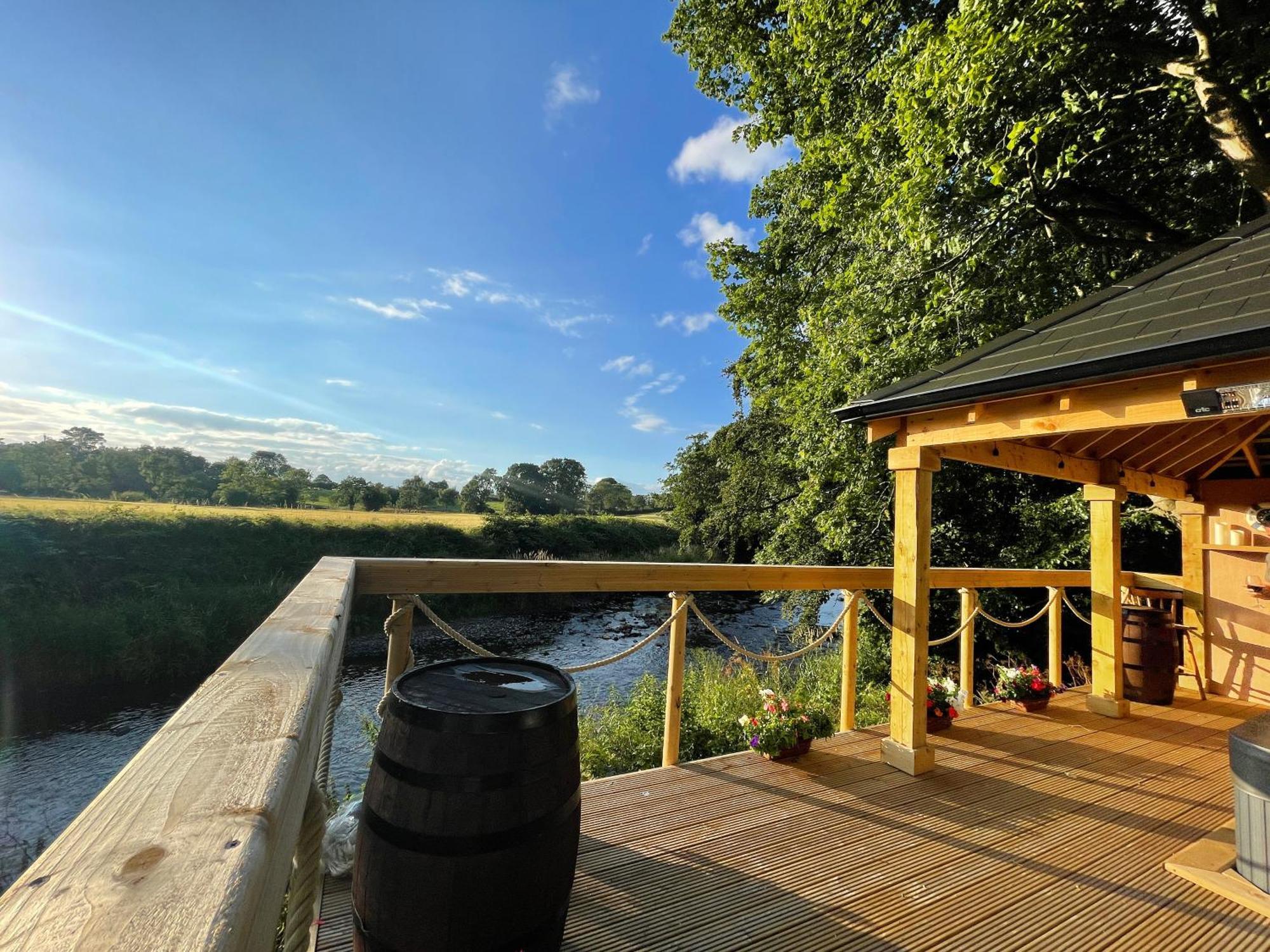 Luxury Accommodation In County Antrim With Riverside Hot Tub Kells Exterior photo